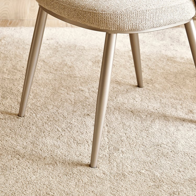 Inara Set of 2 Fabric Dining Chairs - Cream