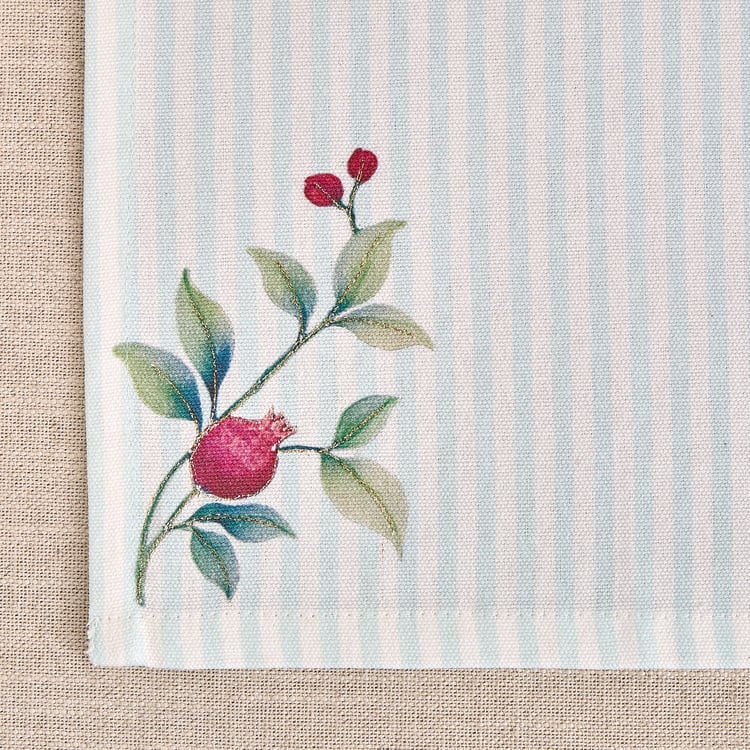 India Inspired Anar Set of 2 Cotton Striped Napkins