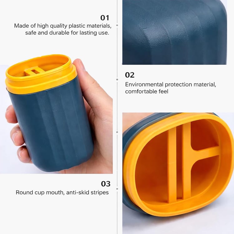 LUXE HOME Toothbrush Holder with Cap