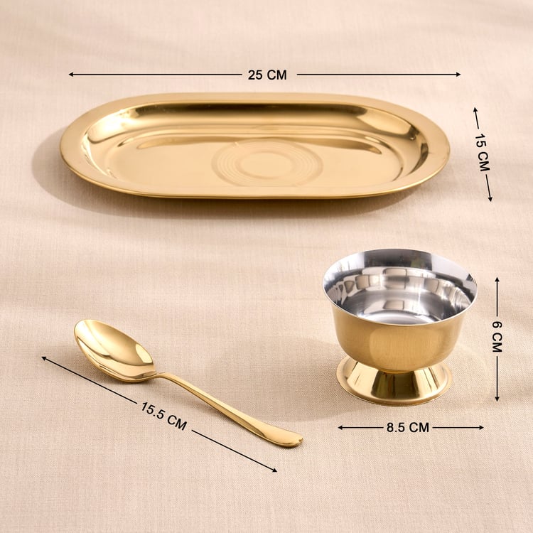 Shale Primo 5Pcs Stainless Steel Dessert Serving Set