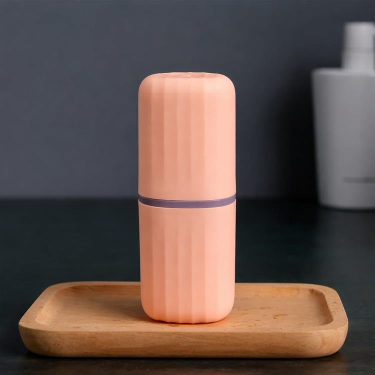 LUXE HOME Set of 2 Toothbrush Holders with Cap