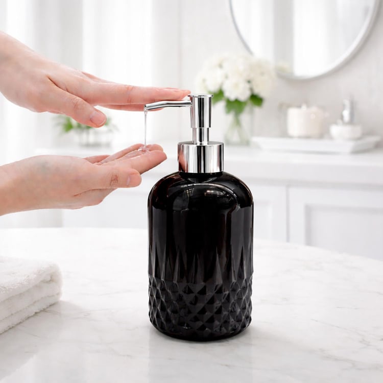 LUXE HOME Glass Multi-Purpose Pump Dispenser - 250ml