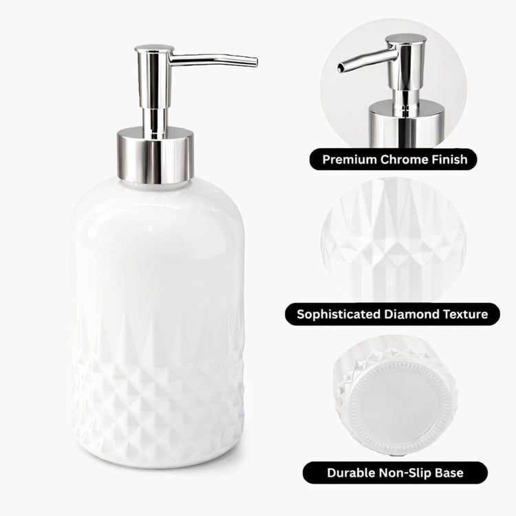 LUXE HOME Glass Soap Dispenser - 250ml