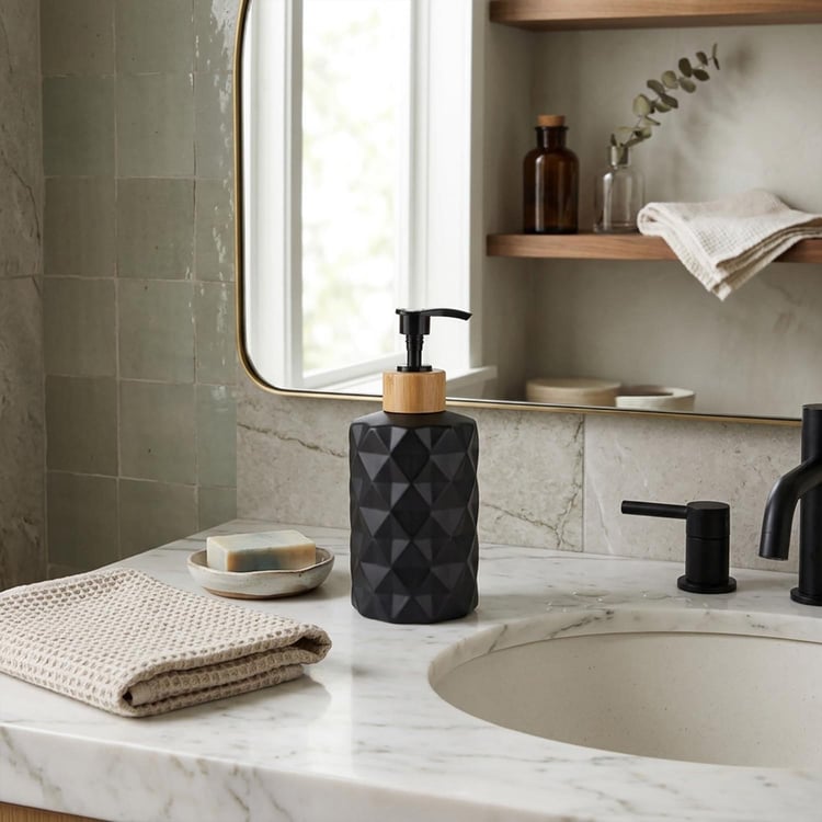LUXE HOME Glass Soap Dispenser - 250ml