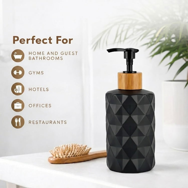 LUXE HOME Glass Soap Dispenser - 250ml