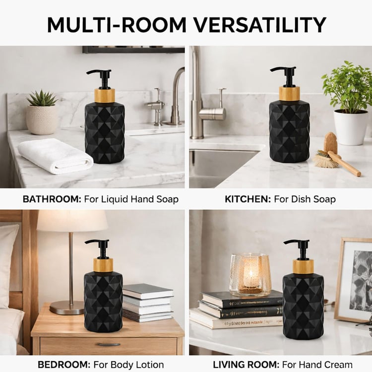 LUXE HOME Glass Soap Dispenser - 250ml
