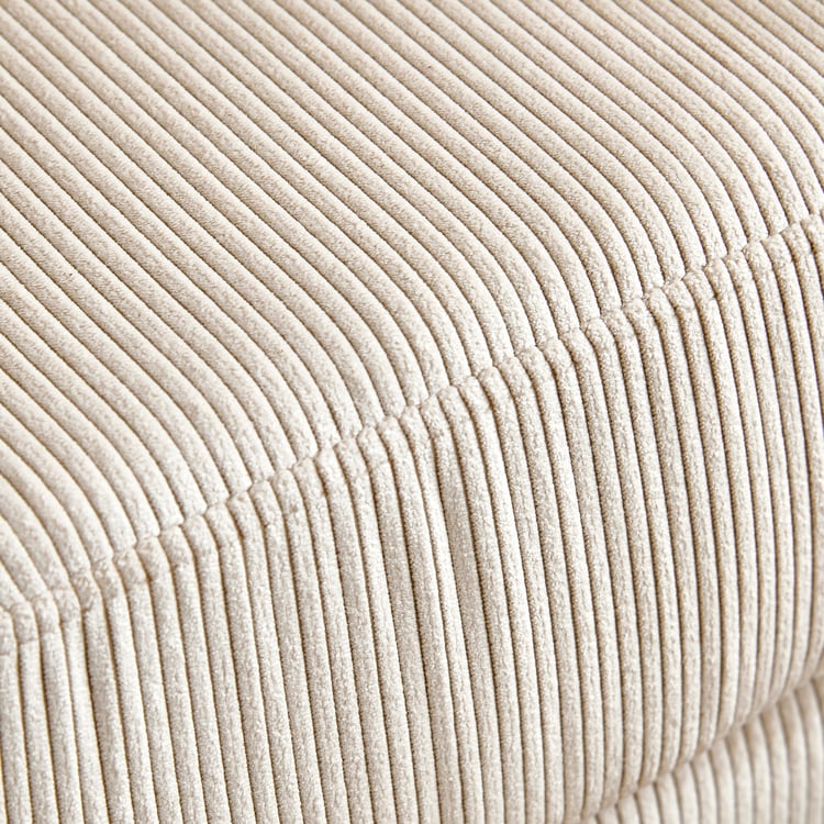 Helios Lumino Fabric 1-Seater Sofa - Ivory