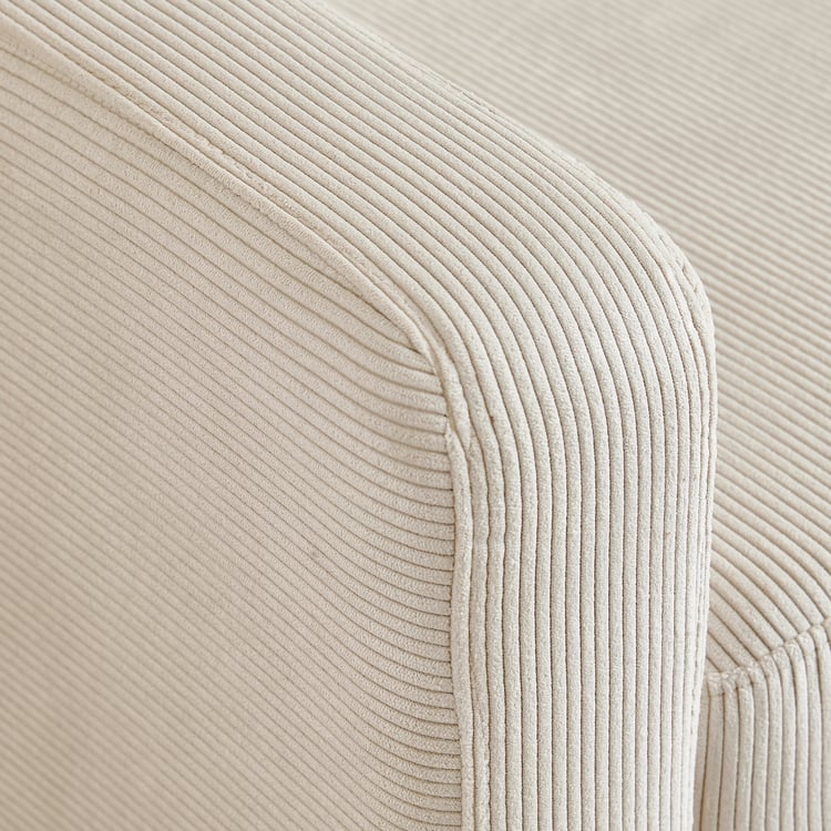 Helios Lumino Fabric 2-Seater Sofa - Ivory