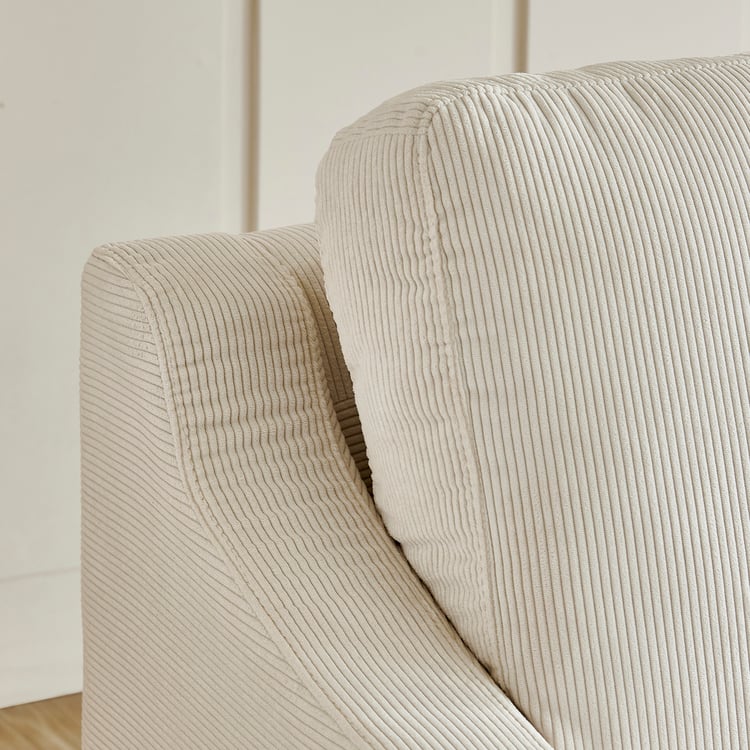 Helios Lumino Fabric 2-Seater Sofa - Ivory