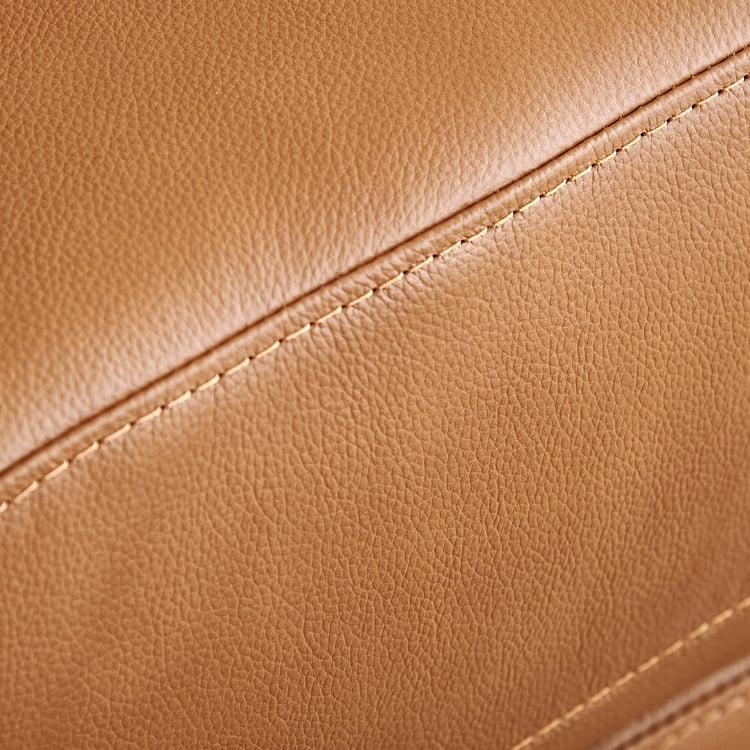 Lansbury NXT Half Leather 2-Seater Sofa with Cushions - Tan