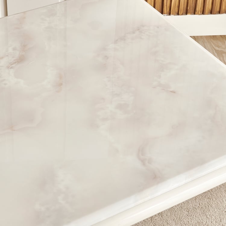 Inara Ceramic Top 6-Seater Dining Table - Cream