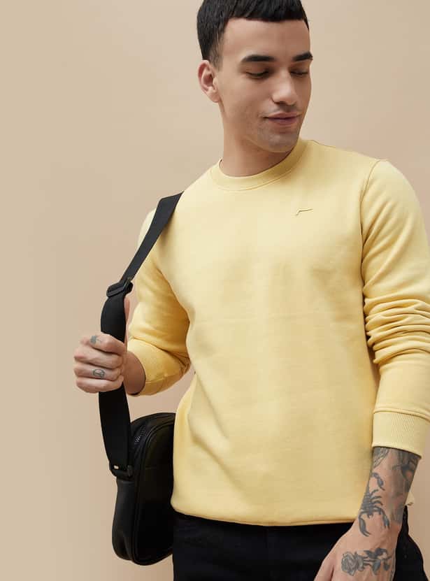 FAME FOREVER Solid Sweatshirt