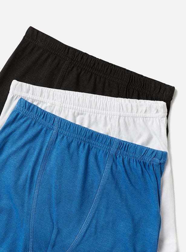Juniors Solid Trunks - Set of 3