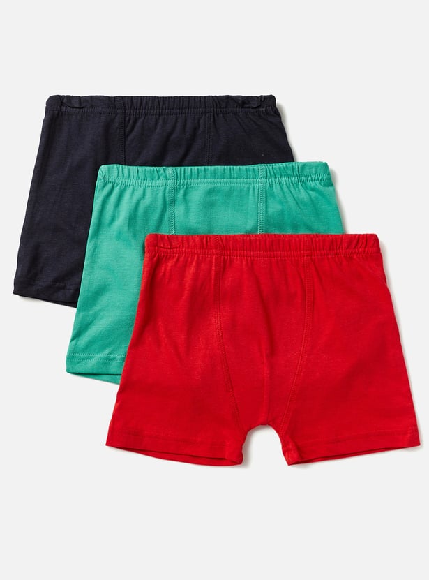 Juniors Solid Trunks - Set of 3