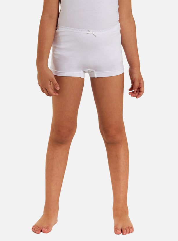 Juniors Lace Detail Camisole with Boyshorts