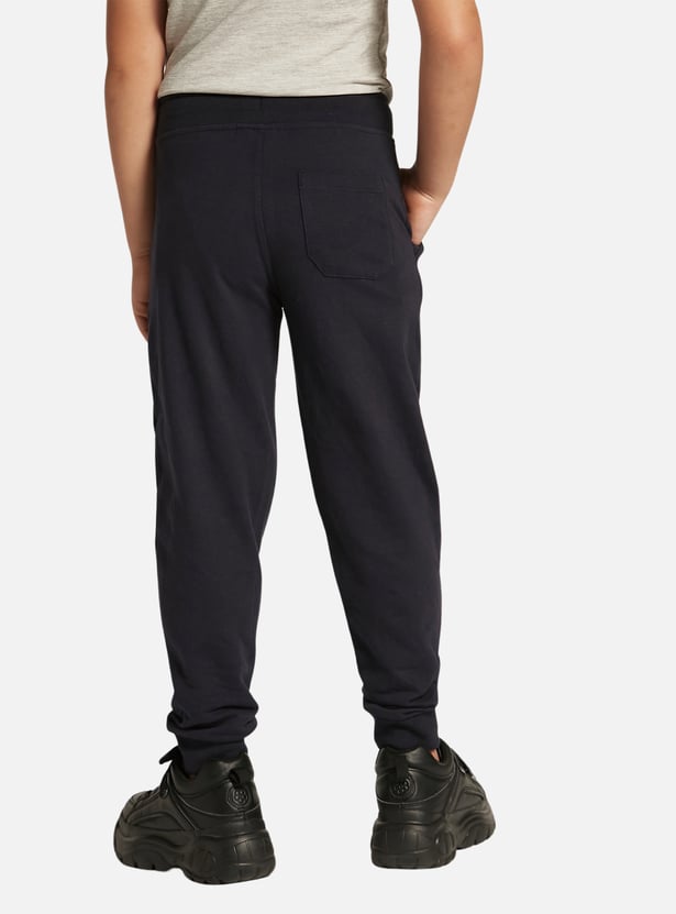 Juniors Solid Joggers with Drawstring Closure and Pockets