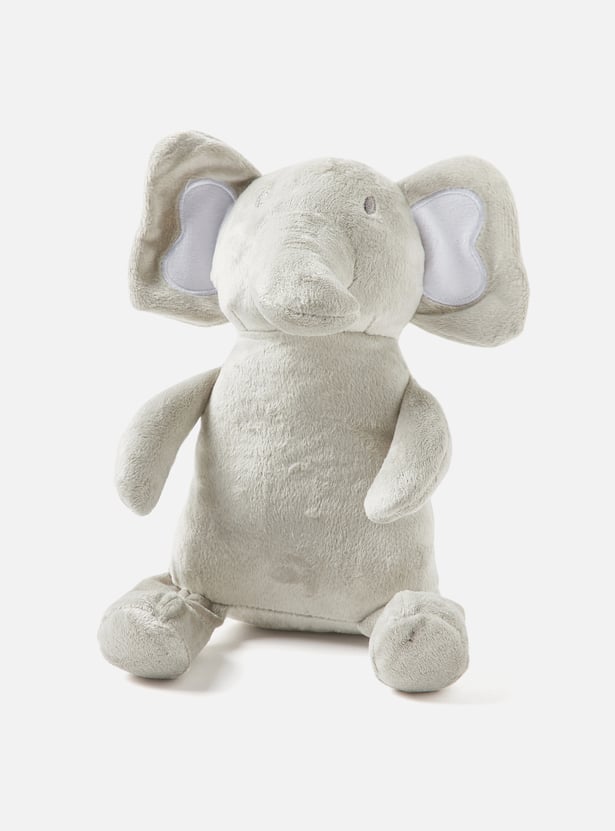Juniors Elephant Print Towel and Soft Toy