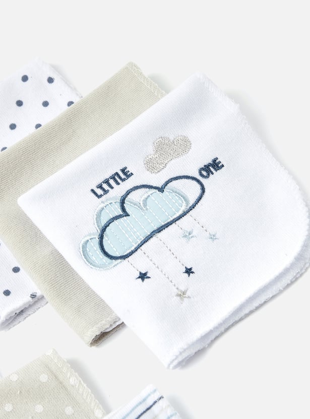 Juniors Printed Washcloth - Set of 6