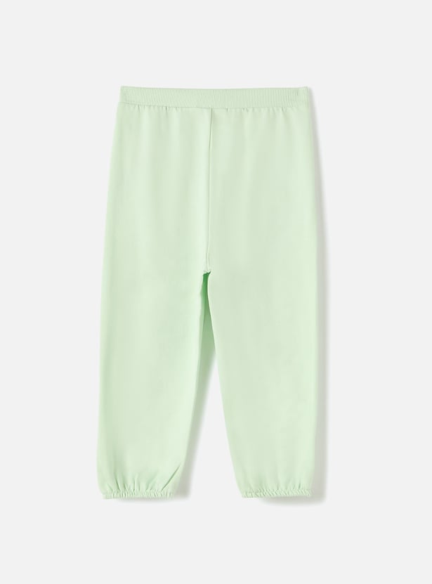 Juniors Solid Joggers with Elasticated Waistband