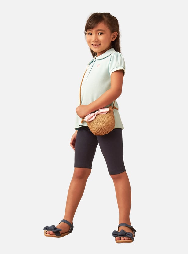 Juniors Solid Knee Length Shorts