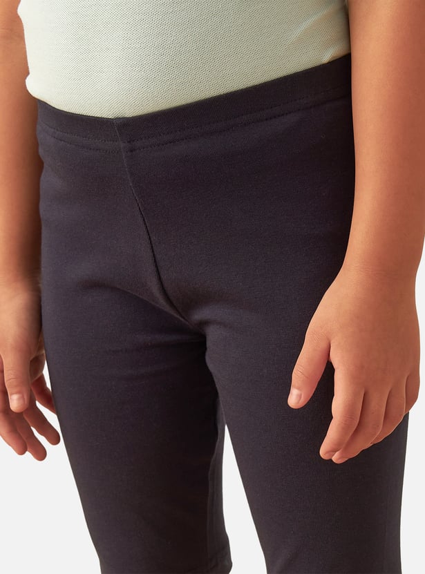 Juniors Solid Knee Length Shorts