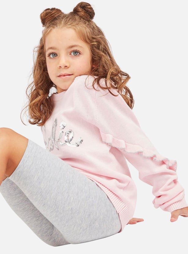 Juniors Solid Shorts with Elasticated Waistband