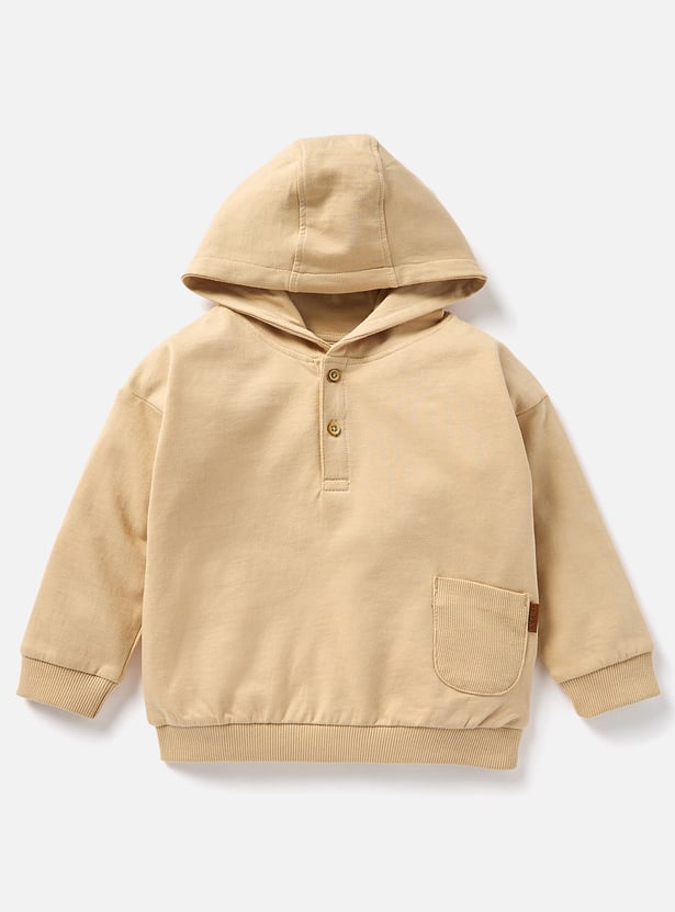 Giggles Solid Long Sleeve Hoodie and Pants Set