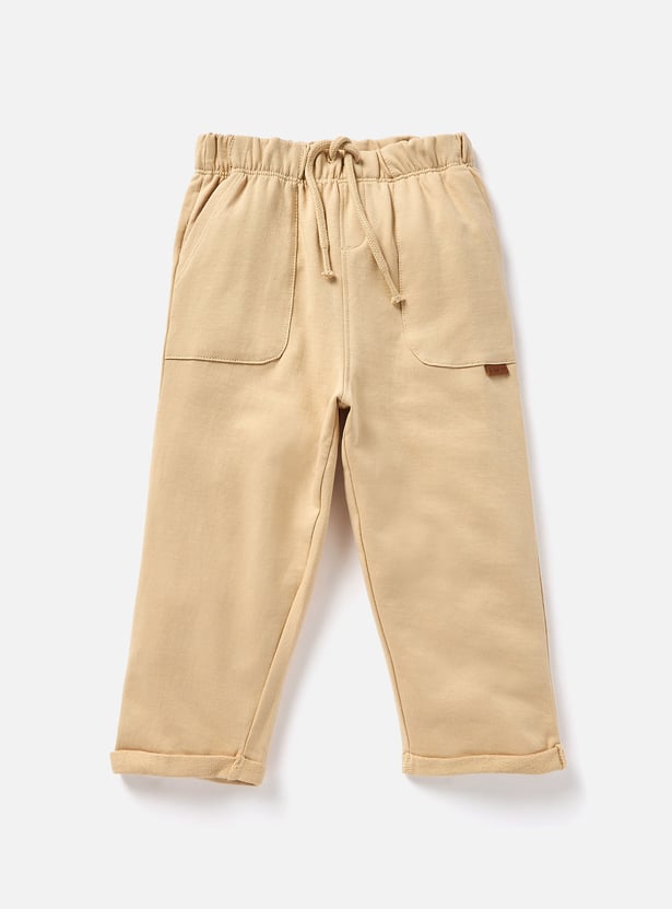 Giggles Solid Long Sleeve Hoodie and Pants Set