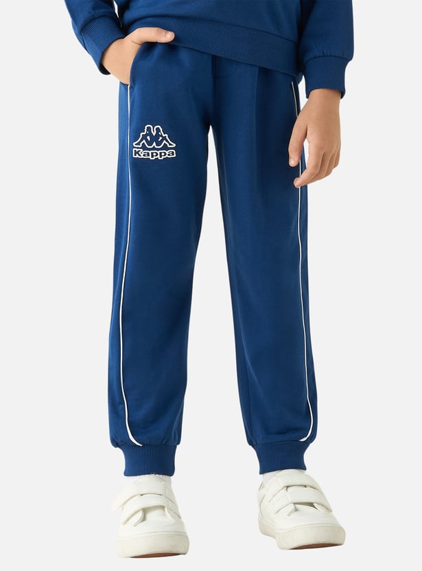 Kappa Logo Print Long Sleeves Sweatshirt and Joggers Set