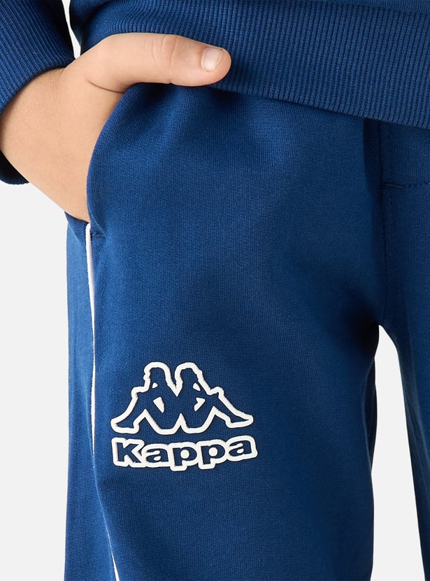 Kappa Logo Print Long Sleeves Sweatshirt and Joggers Set