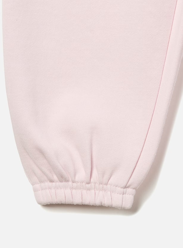 Juniors Solid Joggers with Drawstring Closure