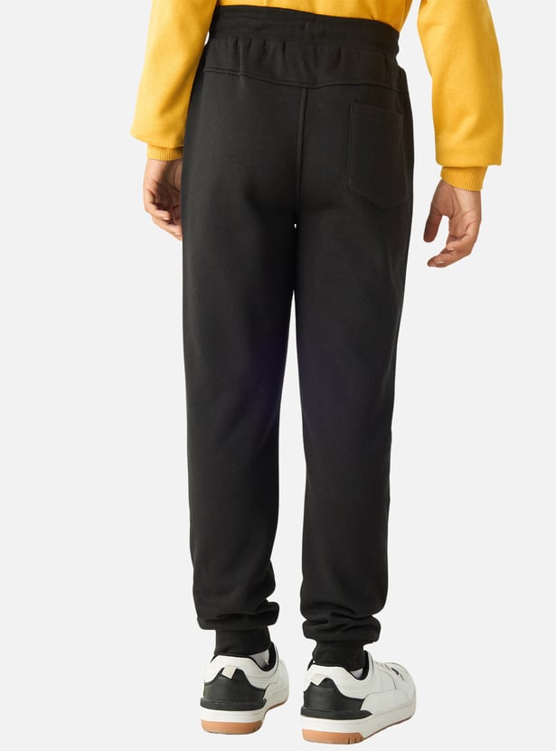 Kappa Logo Detail Joggers with Drawstring Closure