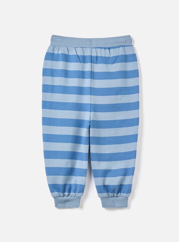 Juniors Striped Joggers with Drawstring Closure