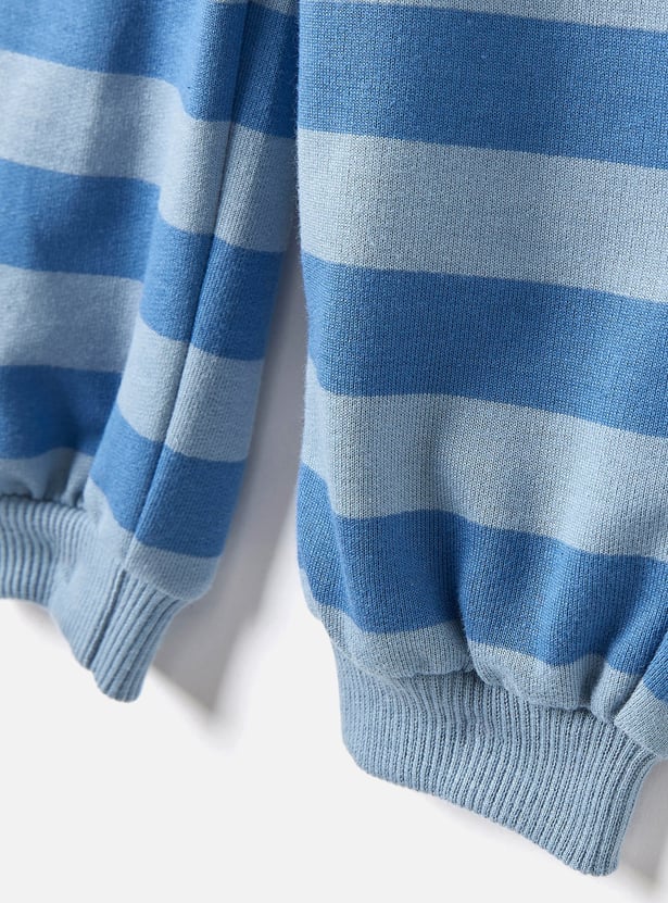 Juniors Striped Joggers with Drawstring Closure