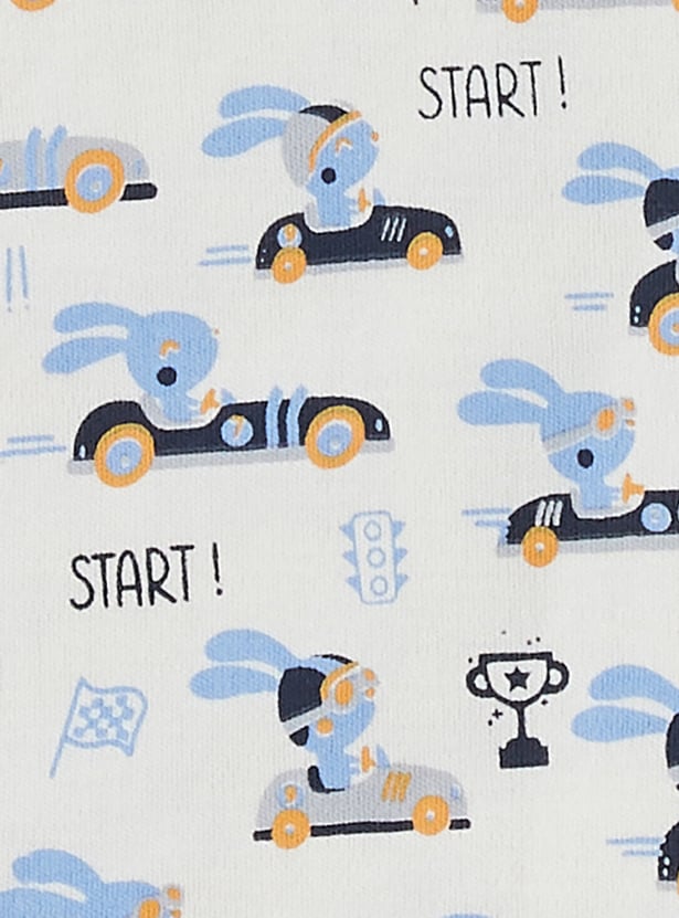 Juniors Printed Sleeveless Bodysuit - Set of 5