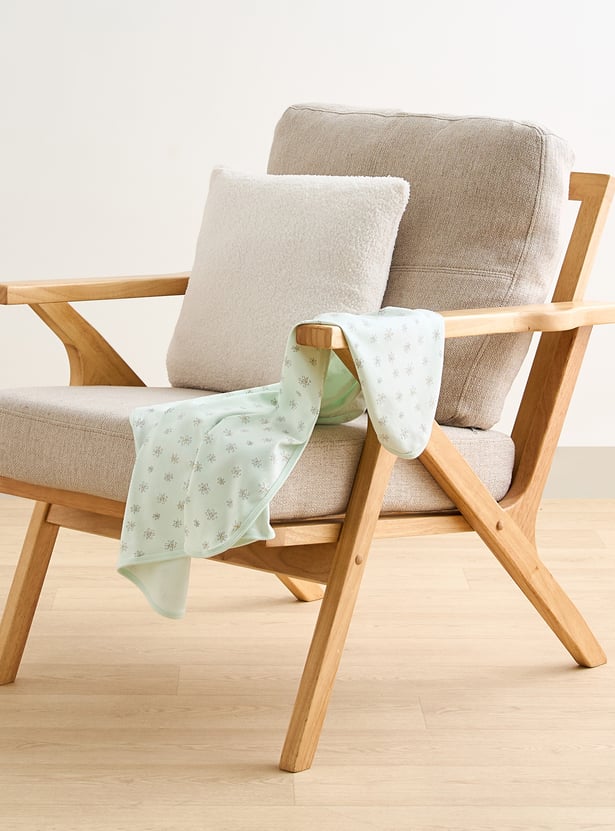 Juniors Printed Receiving Blanket - Set of 2 - 70x70 cm