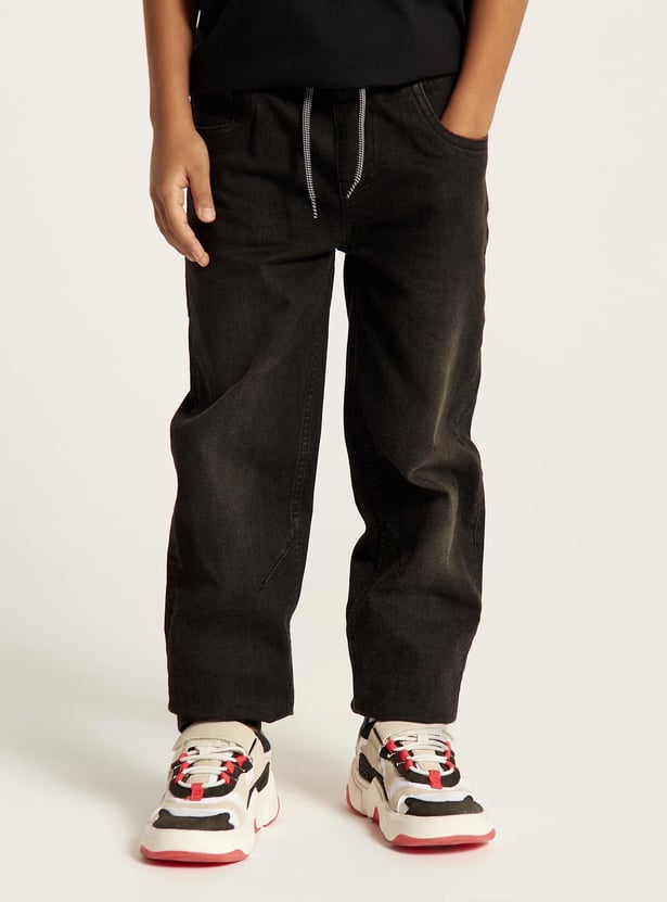 Juniors Boys' Solid Loose Fit Jeans