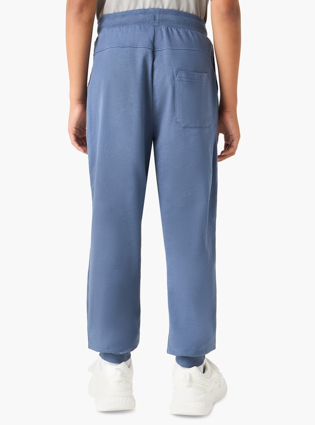 Juniors Solid Joggers with Drawstring Closure
