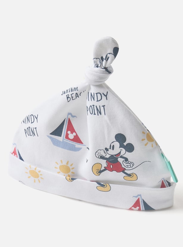 Mickey Mouse Print Beanie - Set of 2