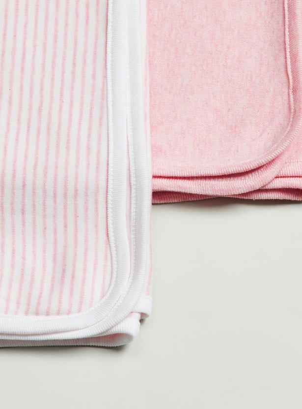 Juniors 2-Piece Assorted Receiving Blanket Set - 80x80 cm