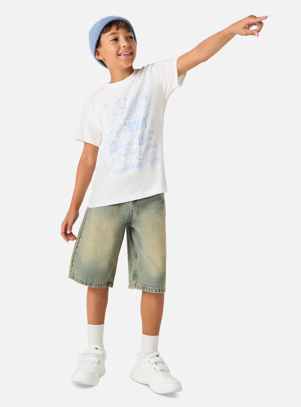 Juniors Boys Denim Shorts