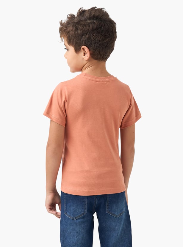 Juniors Assorted Crew Neck T-shirt with Short Sleeves - Set of 2