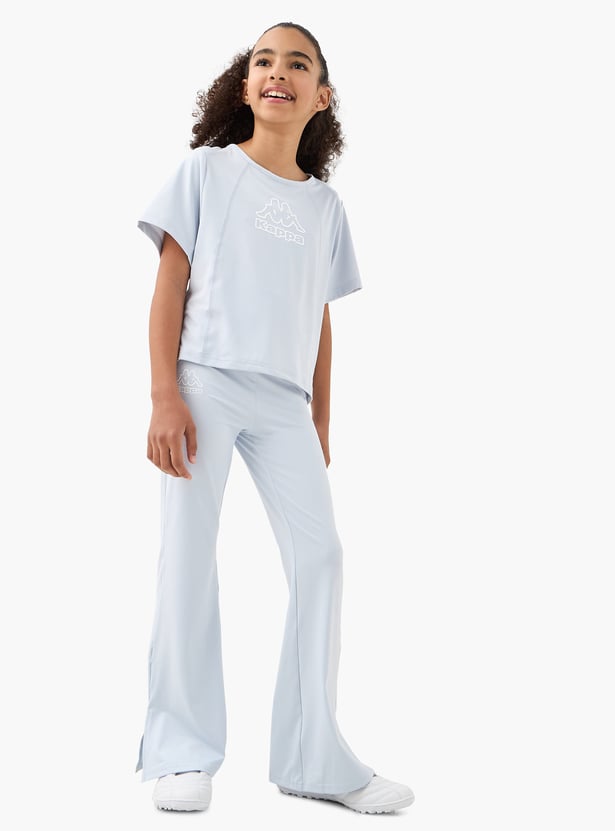 Kappa Logo Print T-shirt with Short Sleeves