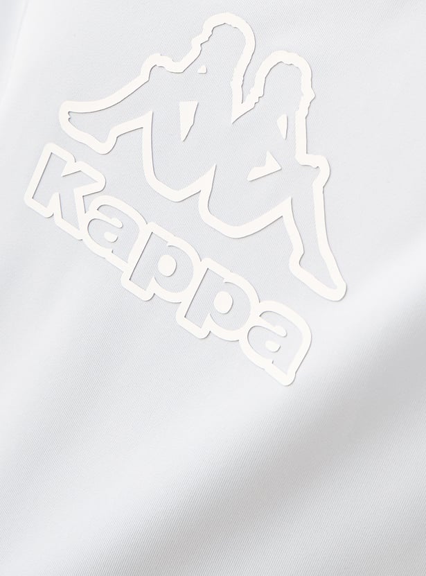 Kappa Logo Print T-shirt with Short Sleeves