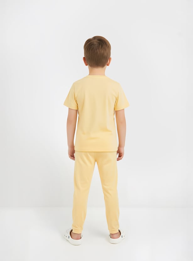 Juniors Dino Safari Print T-shirt and Pyjama Set