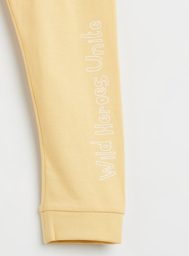 Juniors Dino Safari Print T-shirt and Pyjama Set