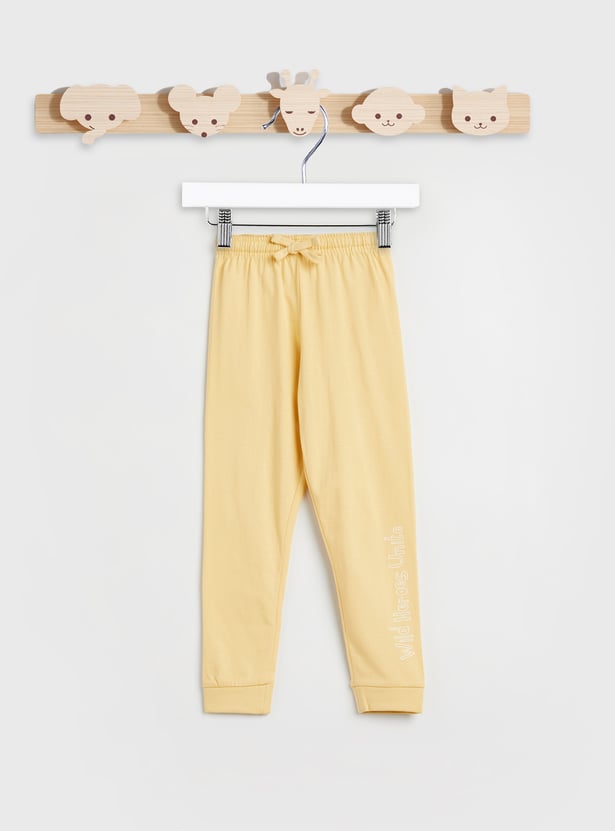 Juniors Dino Safari Print T-shirt and Pyjama Set