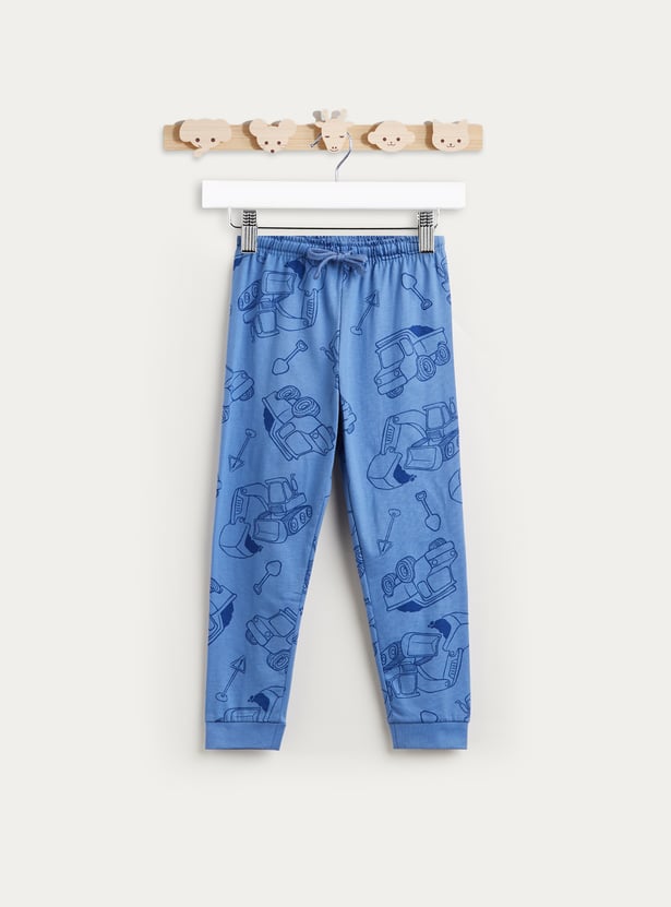 Juniors Printed T-shirt and Pyjama Set