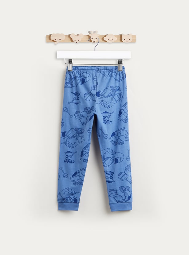 Juniors Printed T-shirt and Pyjama Set