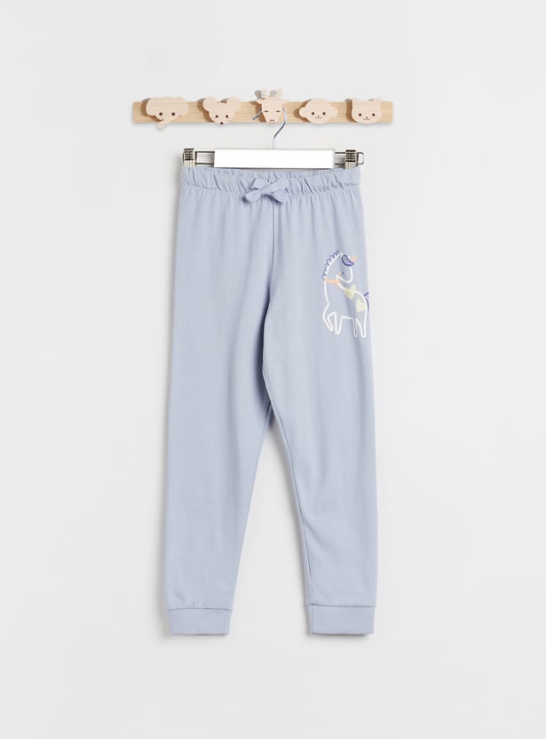 Juniors Unicorn Print T-shirt and Pyjama Set